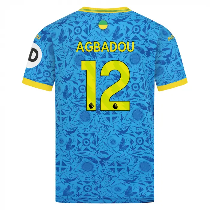 Wolves Fanshop | 2025-26 Wolves Third Shirt – Junior AGBADOU 12 Wolves Merchandise Collection